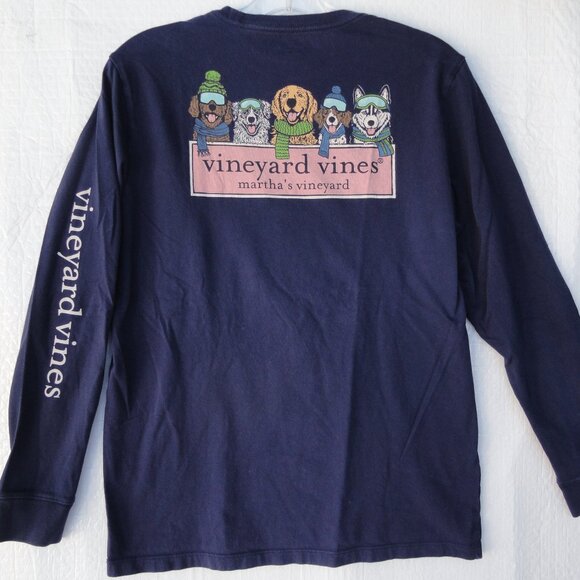 Lot Of Vineyard Vines Long Sleeve Shirts Whales Dogs Youth Boys Size Large - Picture 11 of 16